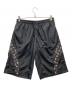 MARINE SERRE（マリーンセル）の古着「Moon printed swimwear short ショートパンツ」｜ブラック×ベージュ