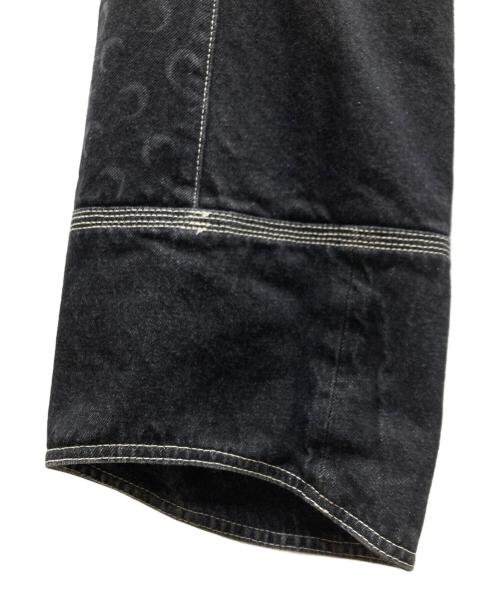 MARINE SERRE（マリーンセル）MARINE SERRE (マリーンセル) MOON LASER DENIM デニムパンツ ブラック サイズ:SIZE 46の古着・服飾アイテム