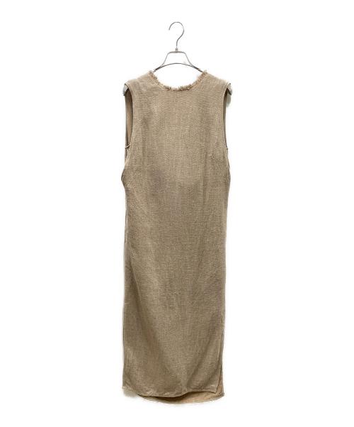 IENA（イエナ）IENA (イエナ) LI/COバックドレープワンピース ベージュ サイズ:SIZE 36の古着・服飾アイテム