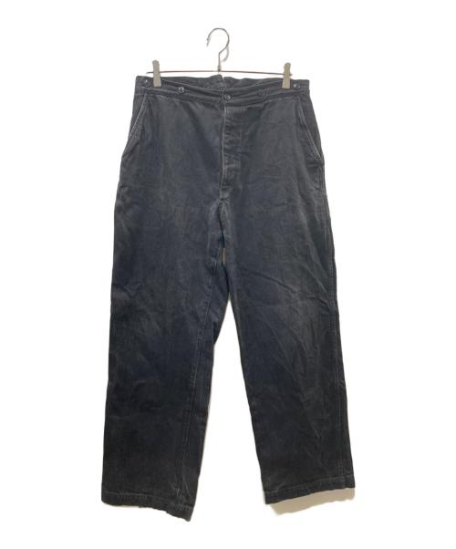 COMOLI（コモリ）COMOLI (コモリ) デニム オーバーパンツ ブラック サイズ:SIZE 2の古着・服飾アイテム