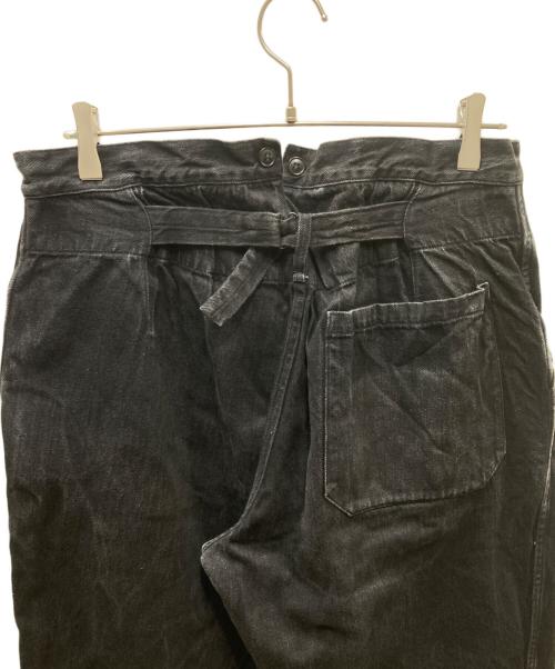 COMOLI（コモリ）COMOLI (コモリ) デニム オーバーパンツ ブラック サイズ:SIZE 2の古着・服飾アイテム