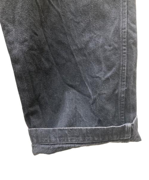 COMOLI（コモリ）COMOLI (コモリ) デニム オーバーパンツ ブラック サイズ:SIZE 2の古着・服飾アイテム