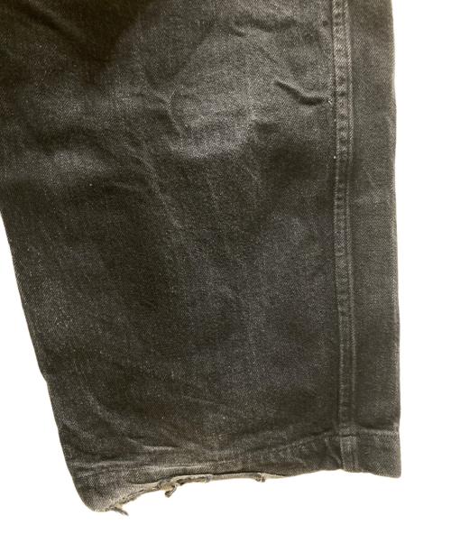 COMOLI（コモリ）COMOLI (コモリ) デニム オーバーパンツ ブラック サイズ:SIZE 2の古着・服飾アイテム