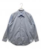 AURALEEオーラリー）の古着「WASHED FINX WEATHER CHAMBRAY SHIRT ウェザーシャンブレーシャツ」｜ブルー