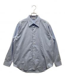 AURALEE（オーラリー）の古着「WASHED FINX WEATHER CHAMBRAY SHIRT ウェザーシャンブレーシャツ」｜ブルー