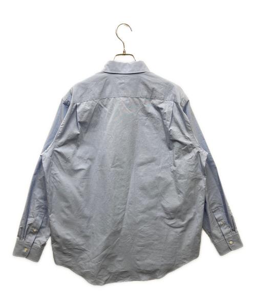 AURALEE（オーラリー）AURALEE (オーラリー) WASHED FINX WEATHER CHAMBRAY SHIRT ウェザーシャンブレーシャツ ブルー サイズ:Ｌの古着・服飾アイテム