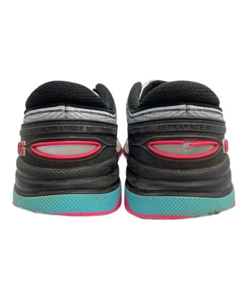 GUCCI（グッチ）GUCCI (グッチ) Ultrapace R ローカットスニーカー ブラック×ピンク サイズ:SIZE 37＋の古着・服飾アイテム