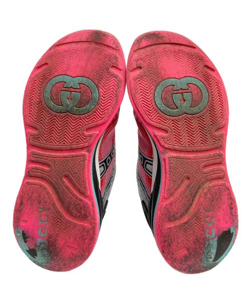 GUCCI（グッチ）GUCCI (グッチ) Ultrapace R ローカットスニーカー ブラック×ピンク サイズ:SIZE 37＋の古着・服飾アイテム