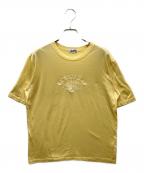 HERMESエルメス）の古着「モチーフ刺繍Tシャツ」｜イエロー