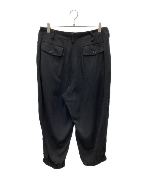 Yohji Yamamoto pour homme（ヨウジヤマモト プールオム）Yohji Yamamoto pour homme (ヨウジヤマモト プールオム) 切替えデザインバルーンパンツ ブラック×ネイビー サイズ:3の古着・服飾アイテム