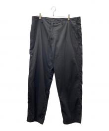 Yohji Yamamoto pour homme（ヨウジヤマモト プールオム）の古着「コットンイージーワイドパンツ」｜ブラック