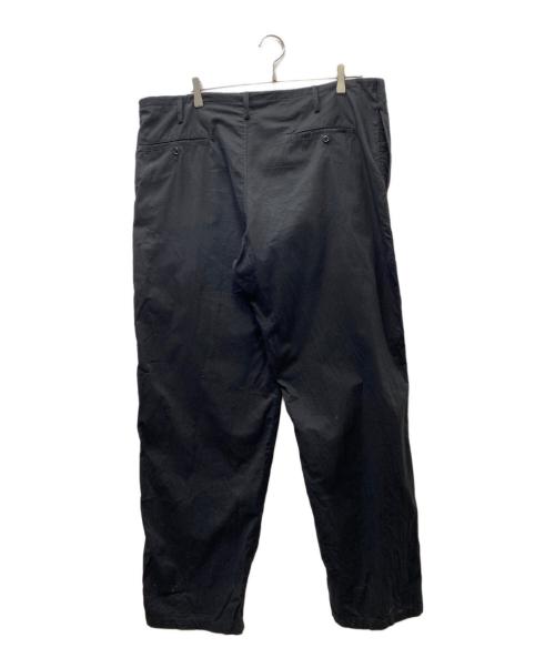 Yohji Yamamoto pour homme（ヨウジヤマモト プールオム）Yohji Yamamoto pour homme (ヨウジヤマモト プールオム) コットンイージーワイドパンツ ブラック サイズ:3の古着・服飾アイテム