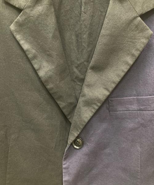 Yohji Yamamoto pour homme（ヨウジヤマモト プールオム）Yohji Yamamoto pour homme (ヨウジヤマモト プールオム) 切替テーラードジャケット ブラック サイズ:3の古着・服飾アイテム