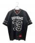 Supreme（シュプリーム）の古着「Bandana Football Jersey Black 半袖メッシュTシャツ」｜ブラック×ホワイト