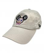 New Era×TAKASHI MURAKAMIニューエラ×タカシ ムラカミ）の古着「Mr DoB Casual Classic Embroidered Baseball Cap  キャップ」｜アイボリー