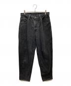LEVI'Sリーバイス）の古着「560 LOOSE FIT TAPERED LEG ブラックデニム テーパードデニムパンツ」｜ブラック
