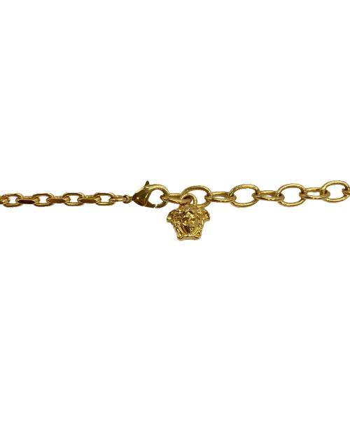 VERSACE（ヴェルサーチェ）VERSACE (ヴェルサーチェ) グリークネックレス ゴールドの古着・服飾アイテム