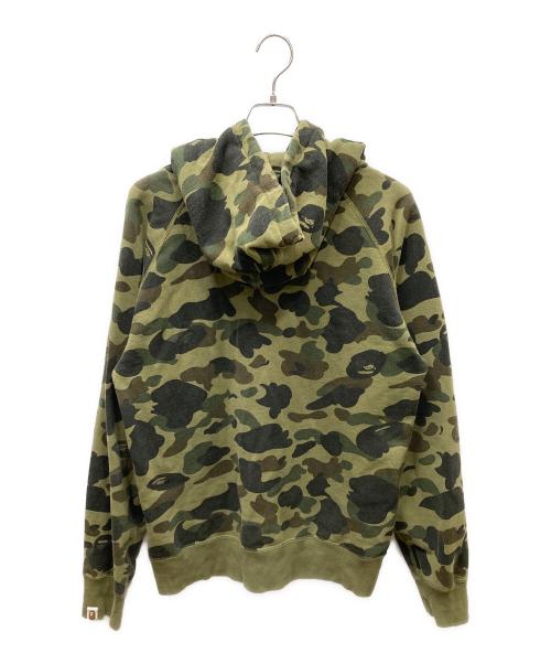 A BATHING APE（アベイシングエイプ）A BATHING APE (アベイシングエイプ) 1ST CAMO BAPE カモフラパーカー グリーン サイズ:Lの古着・服飾アイテム