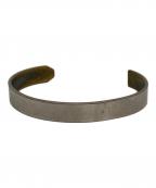 JIL SANDERジルサンダー）の古着「Line Bangle Bracelet ラインバングルブレスレット」｜シルバー