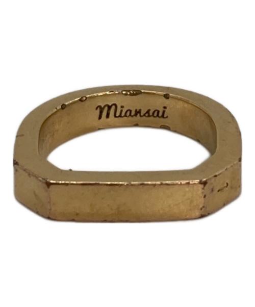 MIANSAI（ミアンサイ）MIANSAI (ミアンサイ) Dリング ゴールドカラー サイズ:表記無し（14号）の古着・服飾アイテム