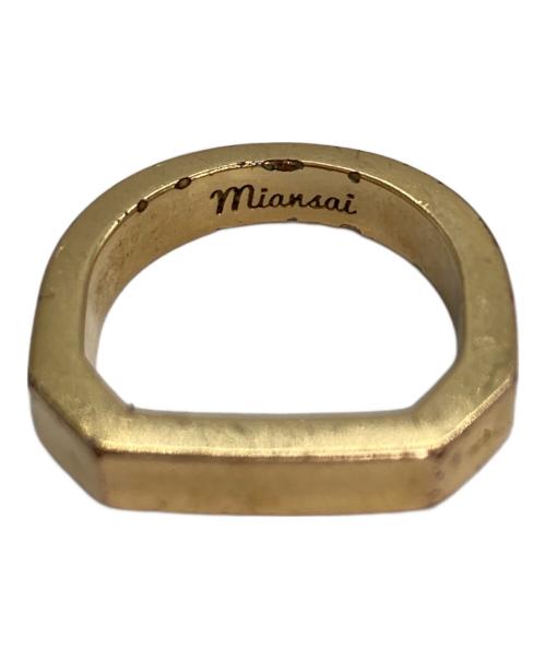 MIANSAI（ミアンサイ）MIANSAI (ミアンサイ) Dリング ゴールドカラー サイズ:表記無し（14号）の古着・服飾アイテム