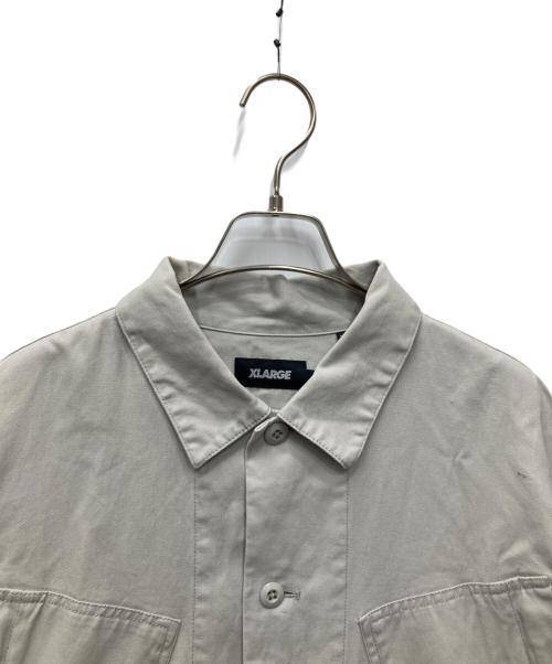 X-LARGE（エクストララージ）X-LARGE (エクストララージ) MULTI POCKET MILITARY JACKET ミリタリージャケット グレー サイズ:Lの古着・服飾アイテム