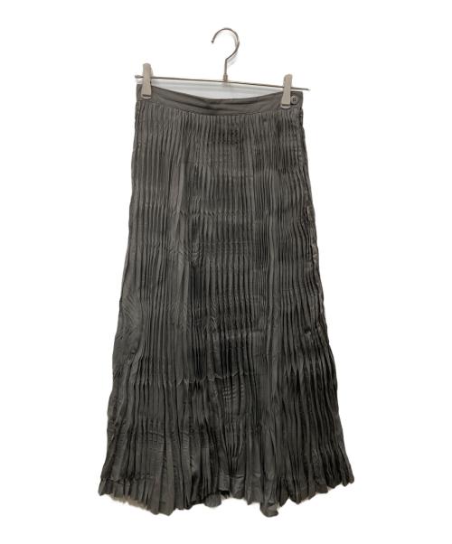 ISSEY MIYAKE（イッセイミヤケ）ISSEY MIYAKE (イッセイミヤケ) プリーツスカート グレー サイズ:Mの古着・服飾アイテム