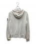 STONE ISLAND (ストーンアイランド) ジップパーカー ホワイト サイズ:SIZE S：19000円