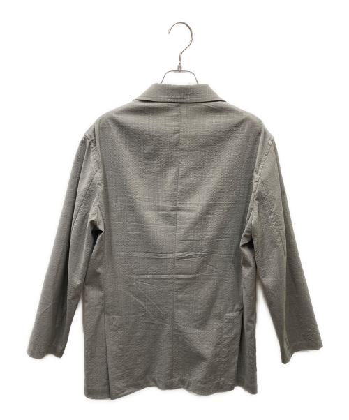 giannetto（ジャンネット）giannetto (ジャンネット) シアサッカー テーラードジャケット グレー サイズ:46の古着・服飾アイテム