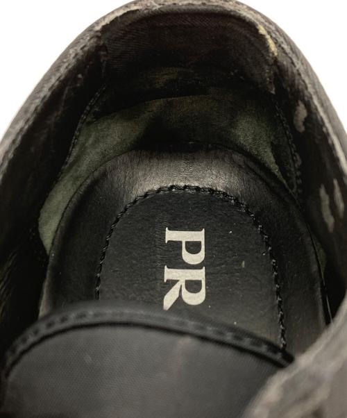 PRADA（プラダ）PRADA (プラダ) ダブルホイール トライアングルロゴ スニーカー ブラック×ホワイト サイズ:37の古着・服飾アイテム