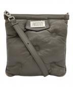 Maison Margiela 11メゾンマルジェラ 11）の古着「グラム スラム フラットポケット レザー ショルダーバッグ」｜グレー