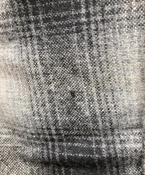 OVY（オヴィー）OVY (オヴィー) Ombre Check Shirt Jacket オンブレチェックシャツジャケット グレー×ブラック サイズ:SIZE Lの古着・服飾アイテム