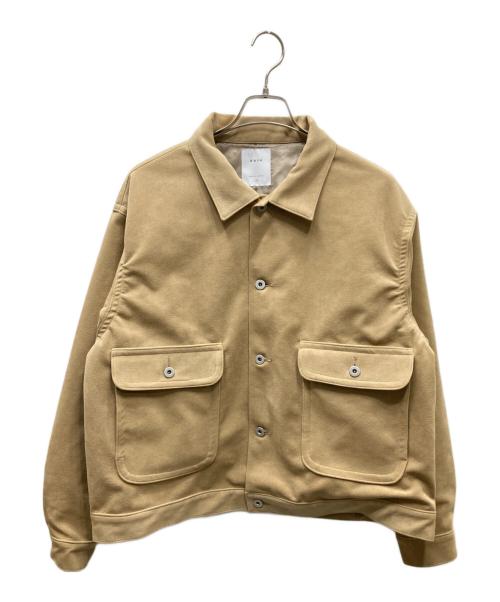 KAJA（カジャ）KAJA (カジャ) Realistic Suede Jacket フェイクスウェードジャケット ベージュ サイズ:SIZE Lの古着・服飾アイテム
