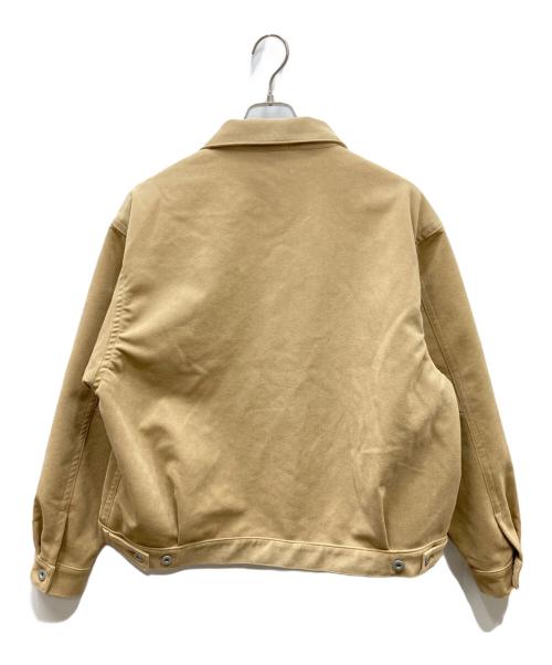 KAJA（カジャ）KAJA (カジャ) Realistic Suede Jacket フェイクスウェードジャケット ベージュ サイズ:SIZE Lの古着・服飾アイテム
