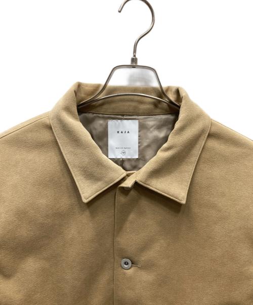 KAJA（カジャ）KAJA (カジャ) Realistic Suede Jacket フェイクスウェードジャケット ベージュ サイズ:SIZE Lの古着・服飾アイテム