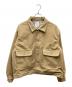 KAJA（カジャ）の古着「Realistic Suede Jacket フェイクスウェードジャケット」｜ベージュ
