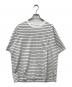 KAJA（カジャ）の古着「HIGH GAUGE BORDER POCKET TEE」｜ホワイト×ブラック