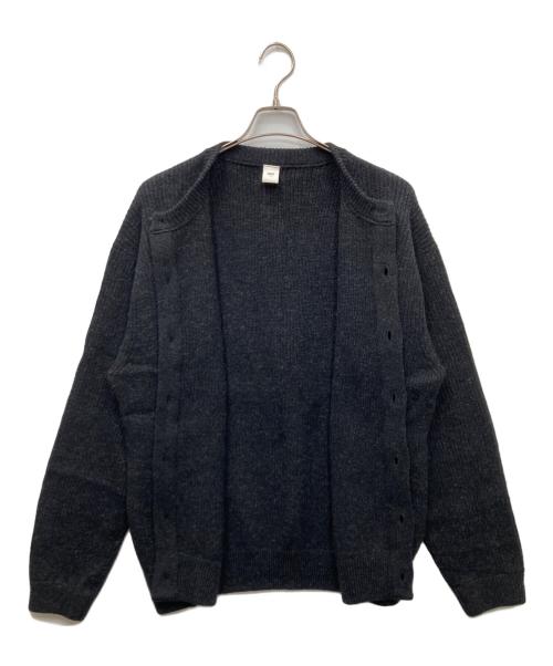 OVY（オヴィー）OVY (オヴィー) Super Comeback Lamb Wool Crew Neck ウールニットカーディガン ブラック サイズ:SIZE Lの古着・服飾アイテム