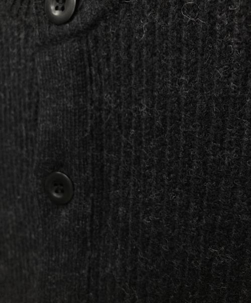 OVY（オヴィー）OVY (オヴィー) Super Comeback Lamb Wool Crew Neck ウールニットカーディガン ブラック サイズ:SIZE Lの古着・服飾アイテム