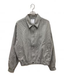 KAJA（カジャ）の古着「HOUNDSTOOTH HARRINGTON JACKET」｜ブラック×ホワイト