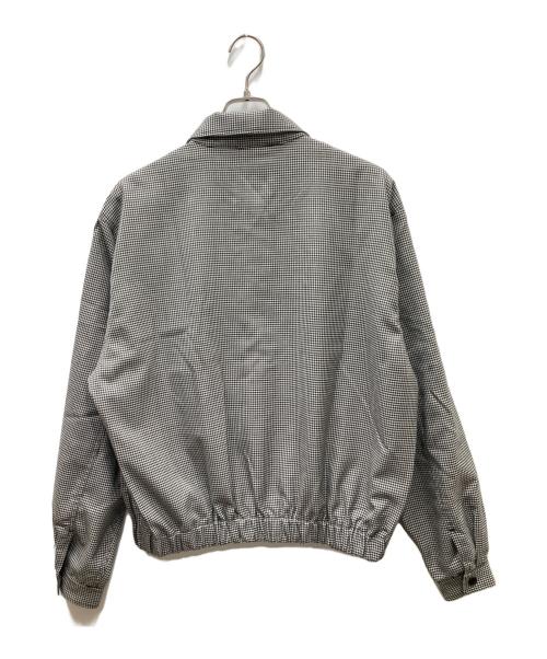 KAJA（カジャ）KAJA (カジャ) HOUNDSTOOTH HARRINGTON JACKET ブラック×ホワイト サイズ:SIZE Mの古着・服飾アイテム