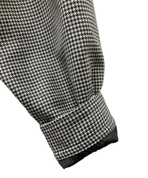 KAJA（カジャ）KAJA (カジャ) HOUNDSTOOTH HARRINGTON JACKET ブラック×ホワイト サイズ:SIZE Mの古着・服飾アイテム