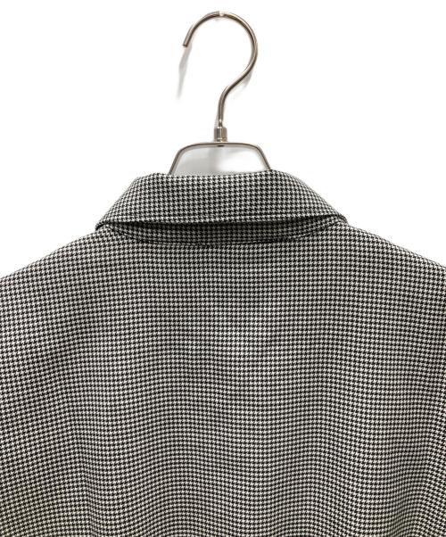 KAJA（カジャ）KAJA (カジャ) HOUNDSTOOTH HARRINGTON JACKET ブラック×ホワイト サイズ:SIZE Mの古着・服飾アイテム