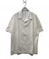 KAJA（カジャ）の古着「OPEN COLLAR S/S WA-RK SHIRT オープンカラーシャツ」｜アイボリー