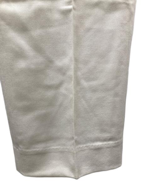 KAJA（カジャ）KAJA (カジャ) TWO TUCKS WIDE TROUSERS ベージュ サイズ:Mの古着・服飾アイテム
