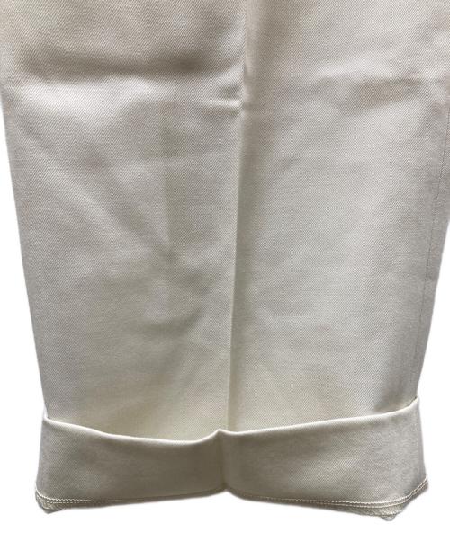 KAJA（カジャ）KAJA (カジャ) TWO TUCKS WIDE TROUSERS ベージュ サイズ:Mの古着・服飾アイテム