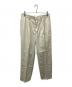 KAJA（カジャ）の古着「TWO TUCKS WIDE TROUSERS」｜ベージュ