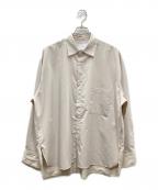 steinシュタイン）の古着「OVERSIZED DOWN PAT SHIRT オーバーサイズドダウンパットシャツ」｜ベージュ