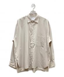 stein（シュタイン）の古着「OVERSIZED DOWN PAT SHIRT オーバーサイズドダウンパットシャツ」｜ベージュ
