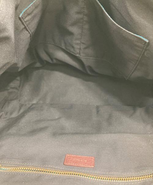 Paul Smith London（ポールスミスロンドン）Paul Smith London (ポールスミスロンドン) レザートートバッグ ブラウンの古着・服飾アイテム